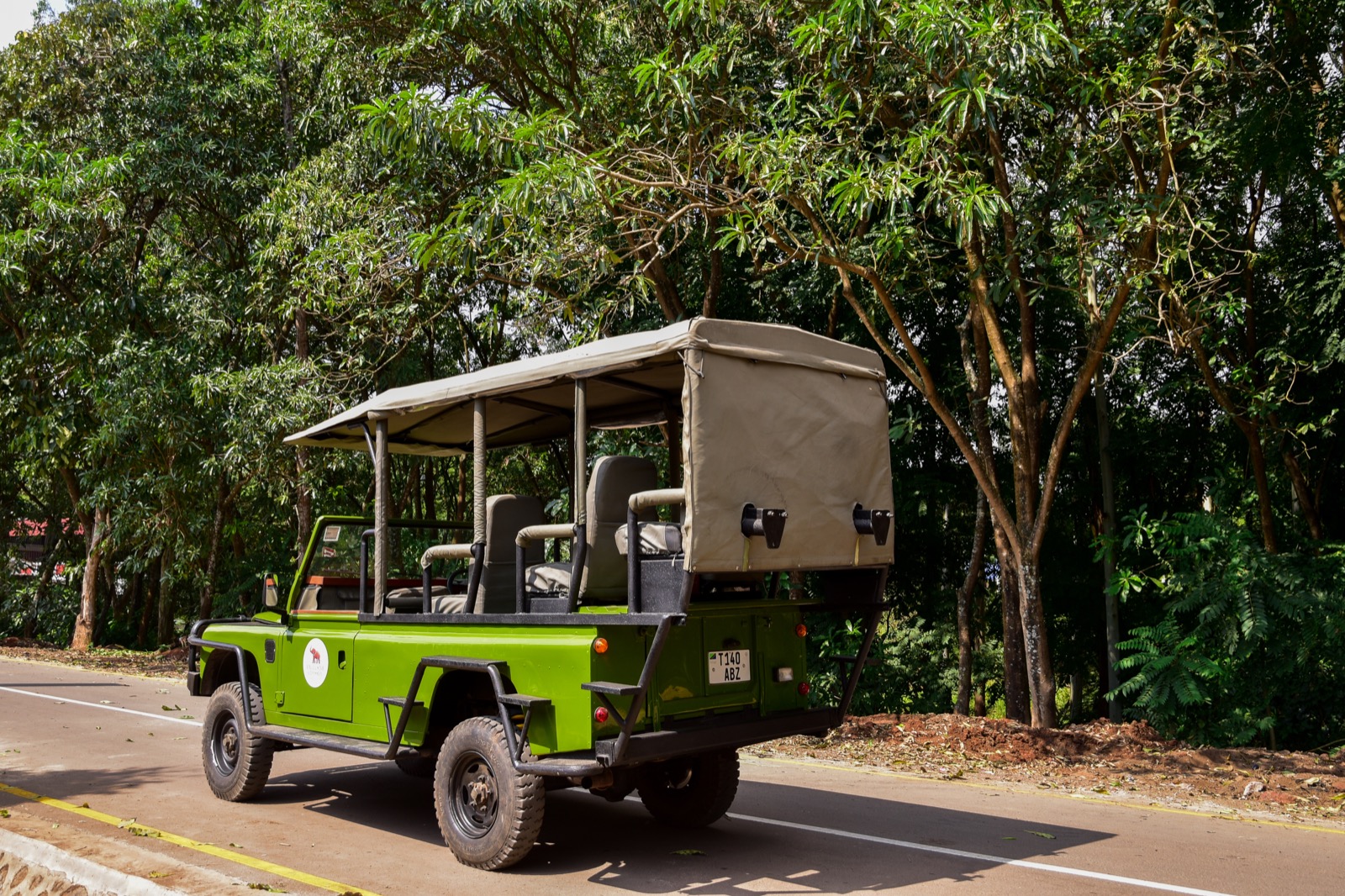 Open safari vehicle prepared for private Tanzania safari guests